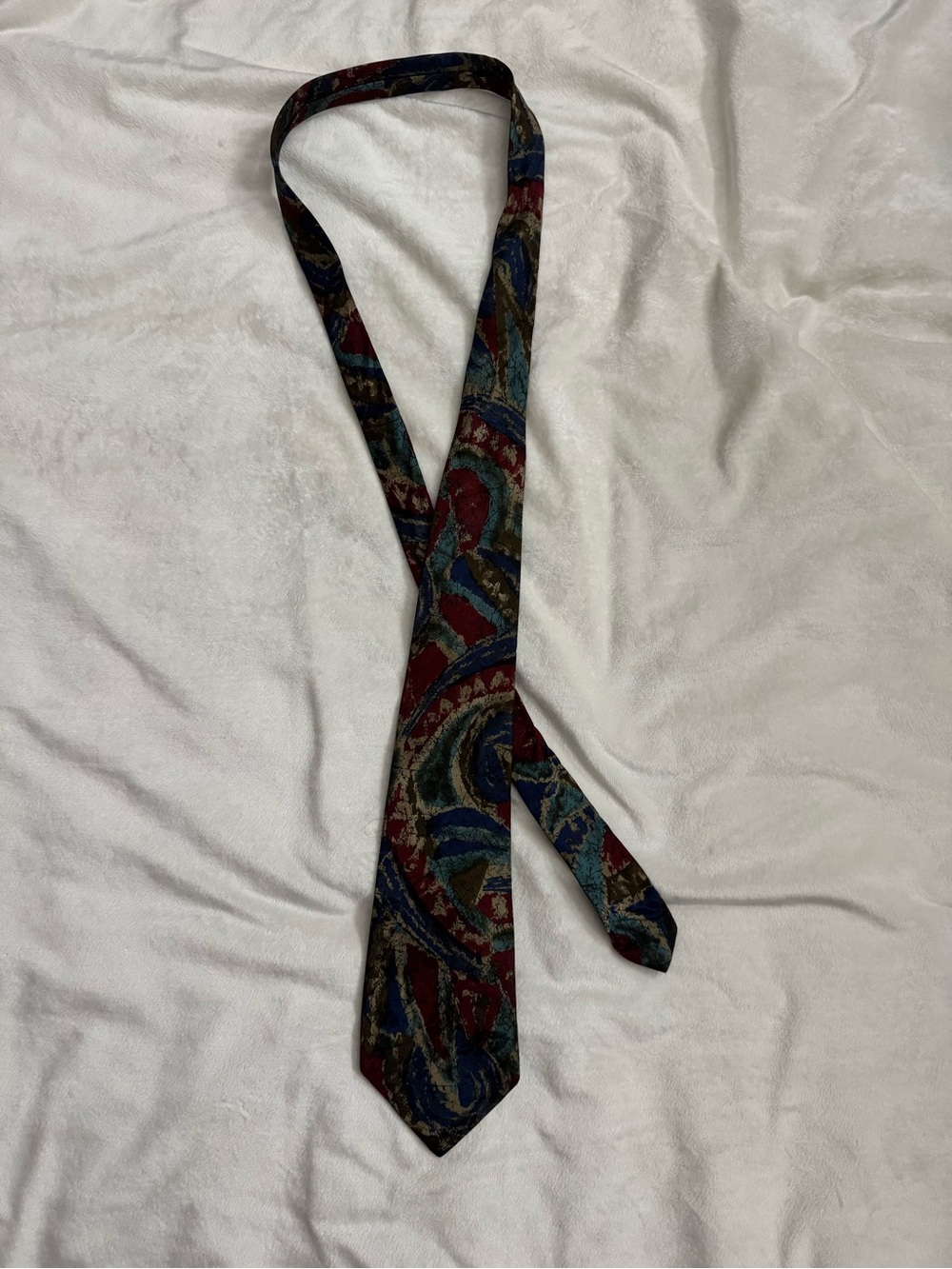 VTG Missoni Abstract Pattern Silk Neck Tie! VGUC